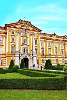 Wachau: Austria, Melk monastery, Church of the Abbey