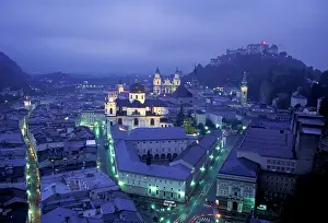 Bartruff: Austria, Salzburg. Old Town fortress and