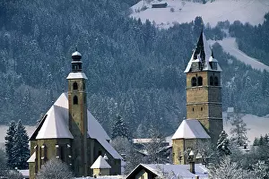 Rooftop: Austria, Tirol, Kitzbuhel. Austria's premier