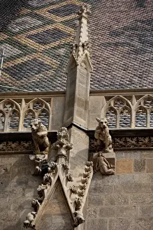 Rooftop: Austria, Vienna. Historic downtown, St