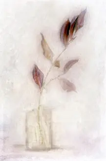 Painterly: Autumn leaf