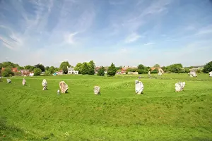 Stonehenge: Avebury, England. Similar to Stonehenge