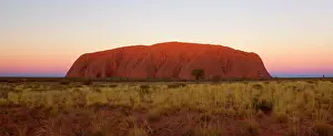 Ayers: Ayers Rock - Uluru - shortly after sunset