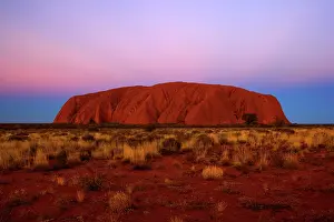 Ayers: Ayers Rock - Uluru - shortly after sunset