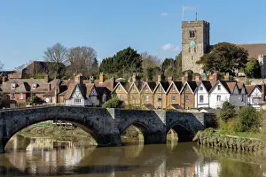 Ages: AYLESFORD, KENT/UK - MARCH 24 : View of the 14th