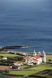 Azores: Azores, Horta, church and sea (Large format