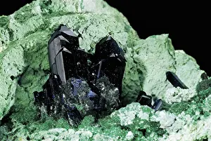 Ores: Azurite with Arsentsumebite