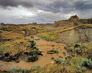 Dinosaur: Badlands at Dinosaur Provincial Park in