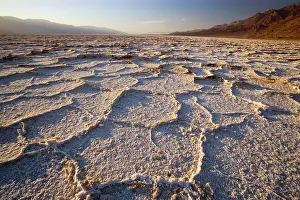 Badwater: Badwater - rough salt crusts in the salt flats