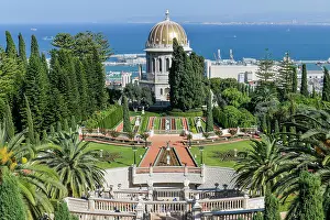 Israeli: Bahai Gardens, Shrine of the Bab, Haifa, Israel