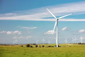Electric: The Bald Hills Wind Farm near Walkerville in the B