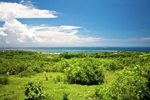 Nusa: Bali, Indonesia. The coastline of Nusa Dua