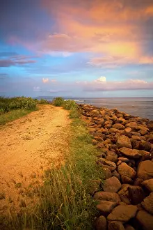 Wright: Bali, Indonesia. Serangan is a popular coastal