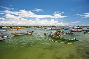 Canoe: Bali, Indonesia. Serangan is a popular port