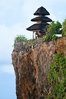 Shrine: Bali, Indonesia. Uluwatu temple is one of