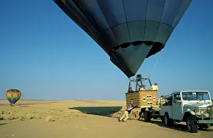 Crew: Balloon Safari, Namibia - After having landed