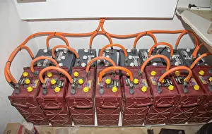 Emergency: Bank of Deep Cycle Storage Batteries linked in parallel