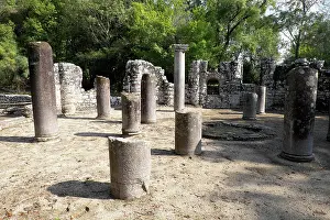 Times: Baptistery, ancient city of Butrint, Vlora, Albania