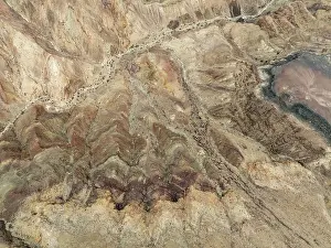 Gorge: Bare canyon walls at the Fish River Canyon
