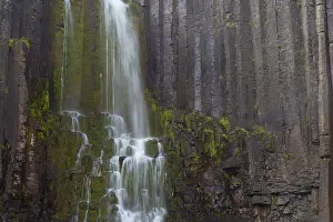 Europa: Basalt columns at waterfall Studlagil - Austurland