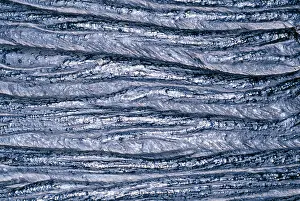 Pahoehoe: BASALT - Pahoehoe Lava. Igneous Rock