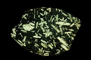 Minerals: basalt porphry with feldspar phenocrysts, Chinese writin