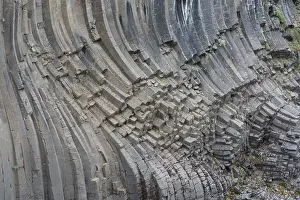 Basalt: Basalt rock formations at canyon Studlagil - Austurland
