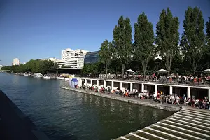 Waterway: Bassin de la Villette of Canal St-Martin