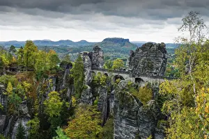 Bastei: Bastei Bridge, Rathen, Saxon Switzerland National