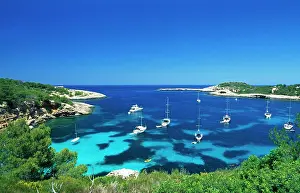 Balearic: Bay near Portinatx, Ibiza, Balearic Islands, Spain