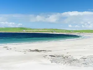 Sheltered: Bay of Skaill, a sheltered bay with sandy