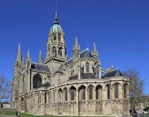 Churches: Bayeux Cathedral, Notre-Dame, Bayeux, Calvados