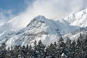 Brenkopf: Bcrenkopf in winter, Karwendel Mountains, Tyrol