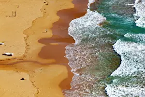 Antalya: Beach aerial in Alanya, Turkey