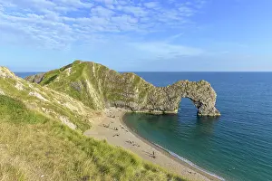 Door: Beach and Arch Durdle Door, West Lulworth, England