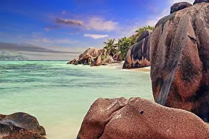 Dream: Beach and granite rocks at the dream beach Source