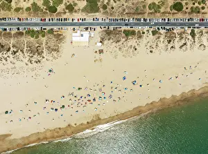 Cars: Beach life at the Atlantic Ocean near Punta Umbria