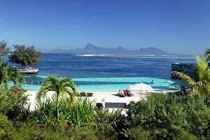 Lifestyle: Beach, Rear of Moorea Island, Manava Suite Resort