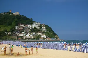 Frazier: Beach scene at La Concha Bay in the city