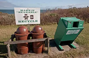 Containers: Bear-proof recycling containers