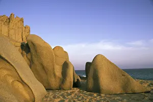 Scan: Beautiful boulders of Playa Solmar, Cabo