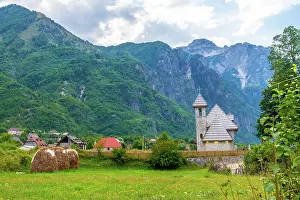 Christianity: The beautiful Catholic Church in the valley of Theth N