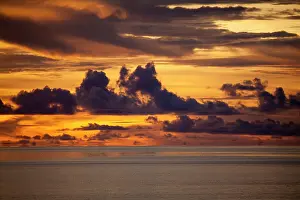 Westmorland: Beautiful cloud formations at sunset in