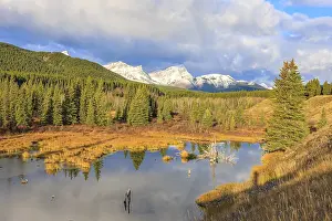 Climate: A beaver pond in the Highwood River valley in the mountains of southern Alberta