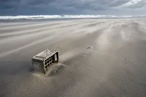 Beer: Beer container on the beach, Terschelling