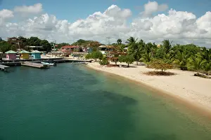 Belizean: Belize, Placencia. Sandy beach along the