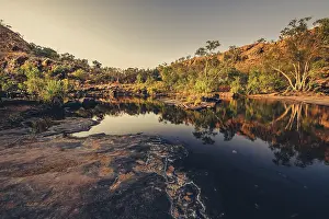 Gorge: Bell Gorge, The Kimberleys, sunrise in the outback