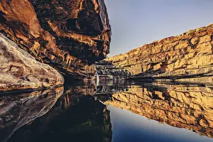 Waterfalls: Bell Gorge waterfall, a body of water in north-west Australia in the Kimberley