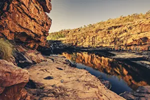 Waterfalls: Bell Gorge waterfall, a body of water in north-west Australia in the Kimberley