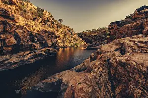 Waterfalls: Bell Gorge waterfall, a body of water in north-west Australia in the Kimberley